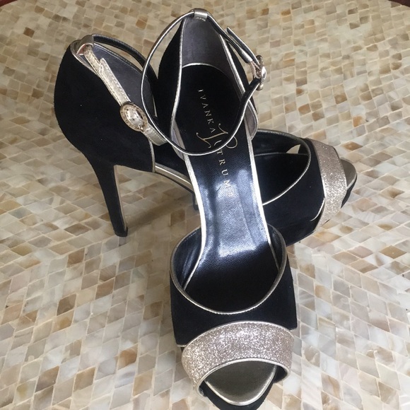 Ivanka Trump Shoes - ❤️Ivanka Trump platform glitter stilettos🖤SEXY